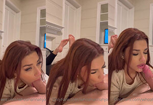 Whoa Hannah Jo BlowJob burlándose de los pies porno Video