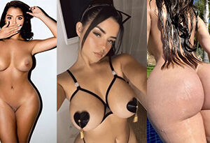 Demi Rose Nude solo Fans en la cama burlándose del video del culo