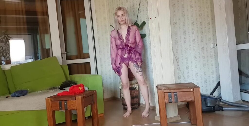Megan Foksie Full See a través de lencería desnuda Video de YouTube
